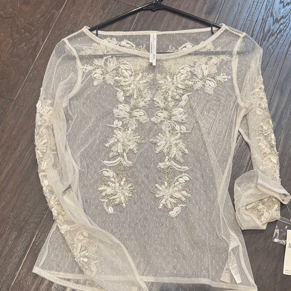 Anthropologie Tops - Anthropologie Delicate Lace Blouse - nwt